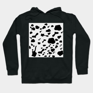 stain, smear, spot, smudge,mottled pattern,black,gray Hoodie